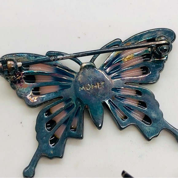Vintage Antique Deco Insect Butterfly Brooch lot - Picture 4 of 12